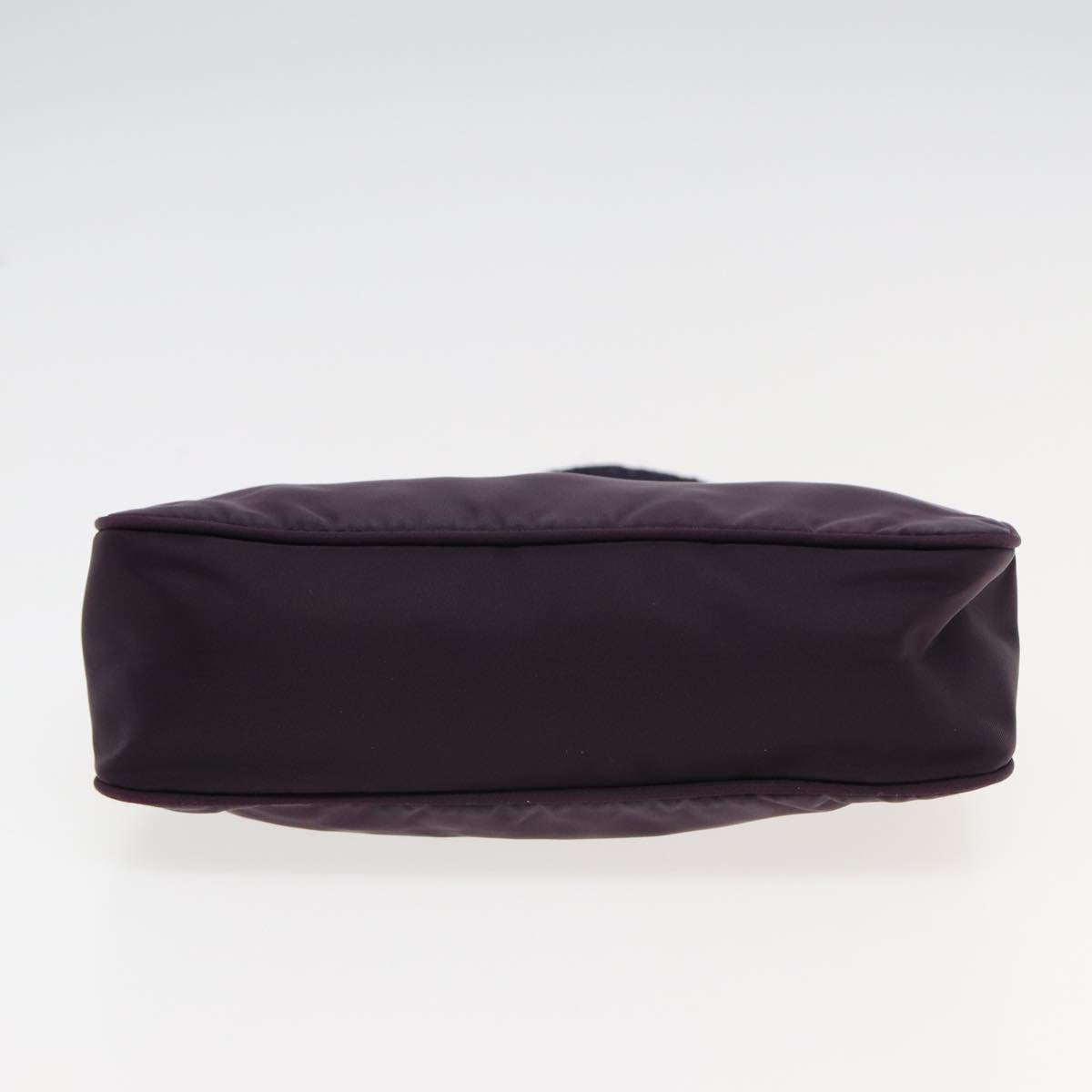 PRADA Accessory Pouch Nylon Purple Auth 82692