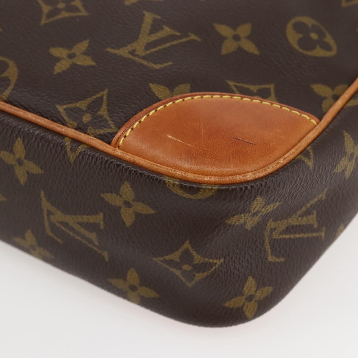 LOUIS VUITTON Monogram Compiegne 28 Clutch Bag M51845 LV Auth 82756