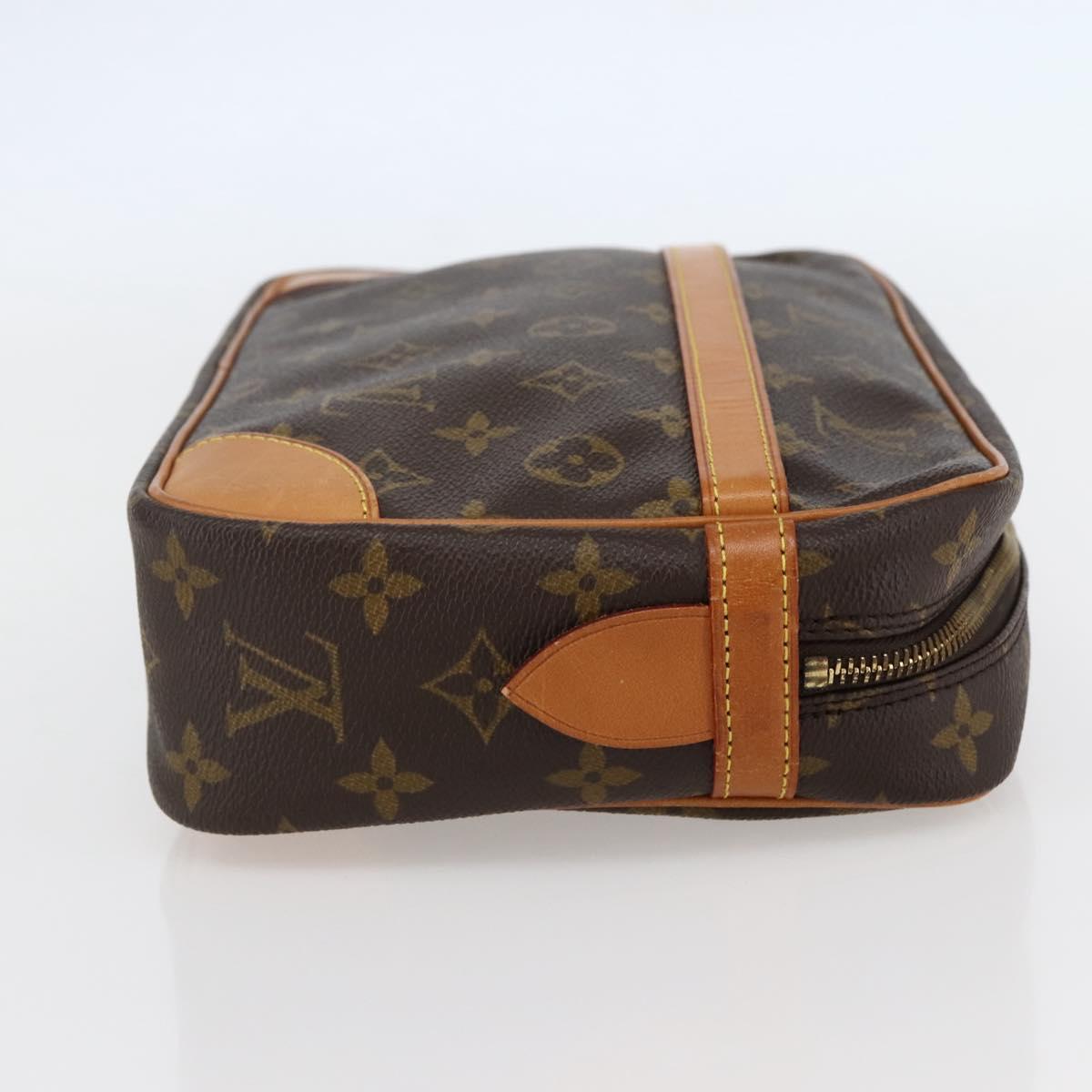 LOUIS VUITTON Monogram Compiegne 28 Clutch Bag M51845 LV Auth 82756