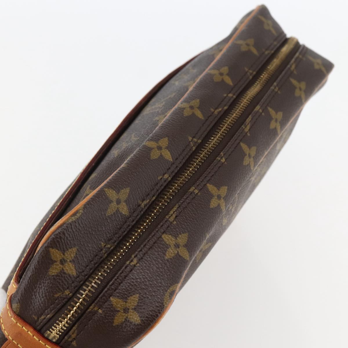 LOUIS VUITTON Monogram Compiegne 28 Clutch Bag M51845 LV Auth 82756