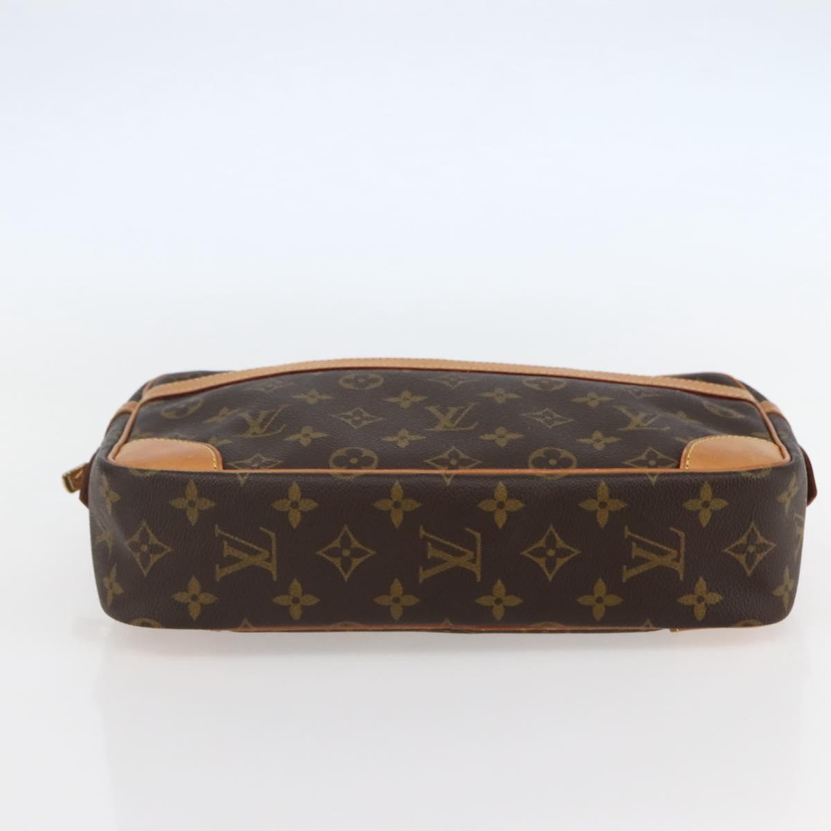 LOUIS VUITTON Monogram Compiegne 28 Clutch Bag M51845 LV Auth 82756