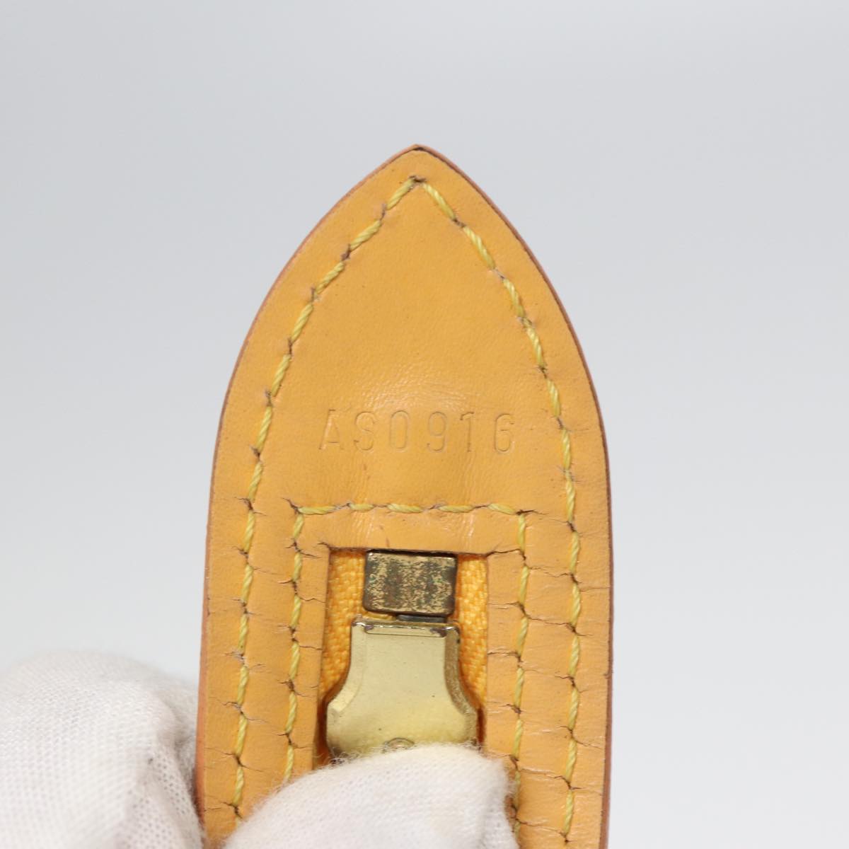 LOUIS VUITTON Epi Saint Jacques Shopping Shoulder Bag Yellow M52269 Auth 82784