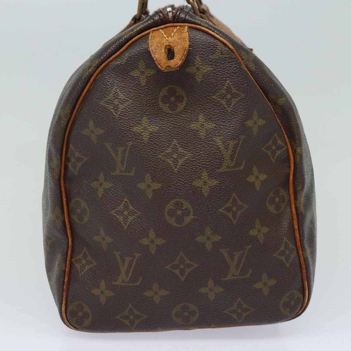 LOUIS VUITTON Monogram Speedy 35 Hand Bag M41524 LV Auth 82798