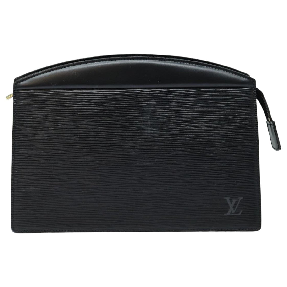 LOUIS VUITTON Epi Trousse Crete Pouch Black M48402 LV Auth 82862