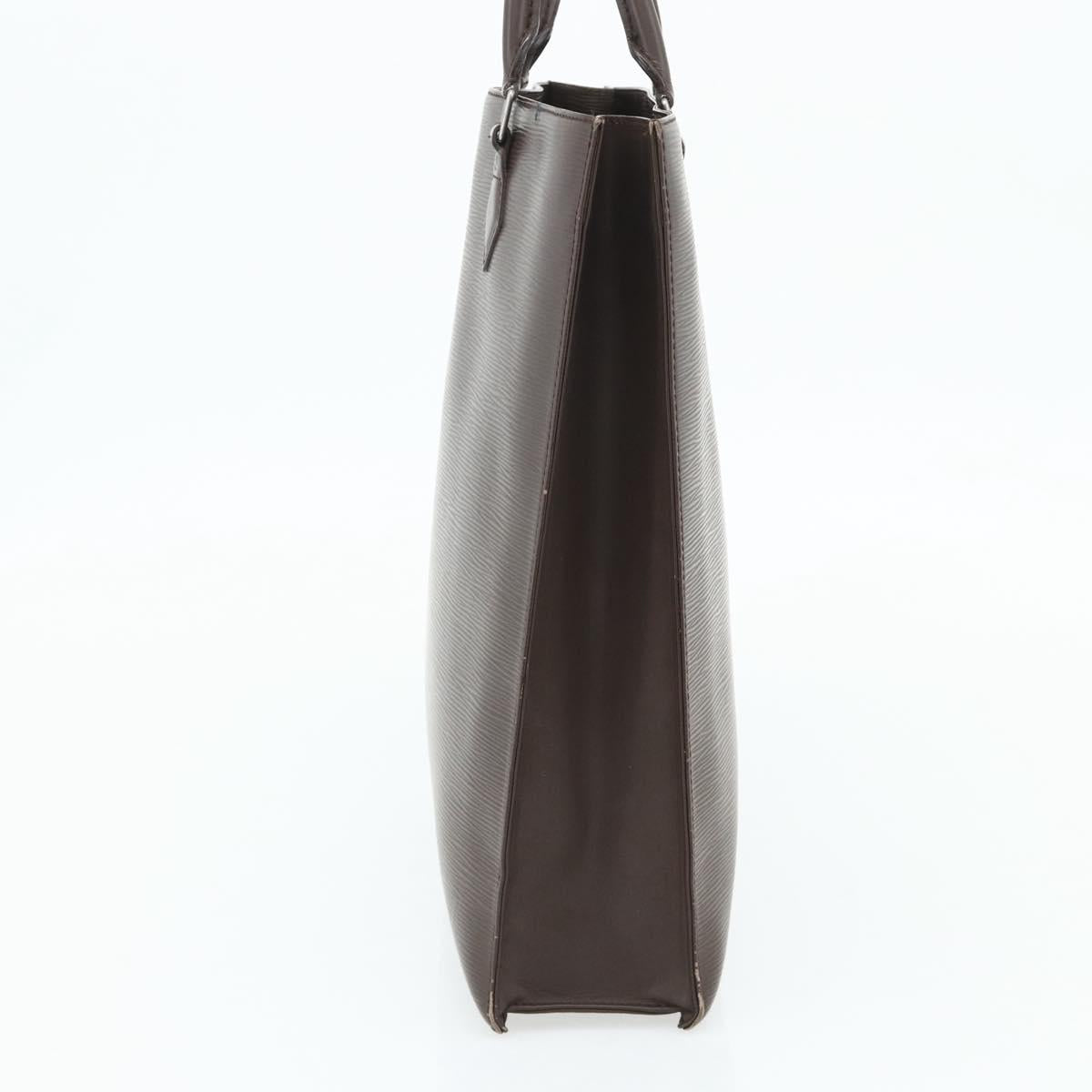 LOUIS VUITTON Epi Sac Plat Hand Bag Mocha Brown M5908D LV Auth 83038