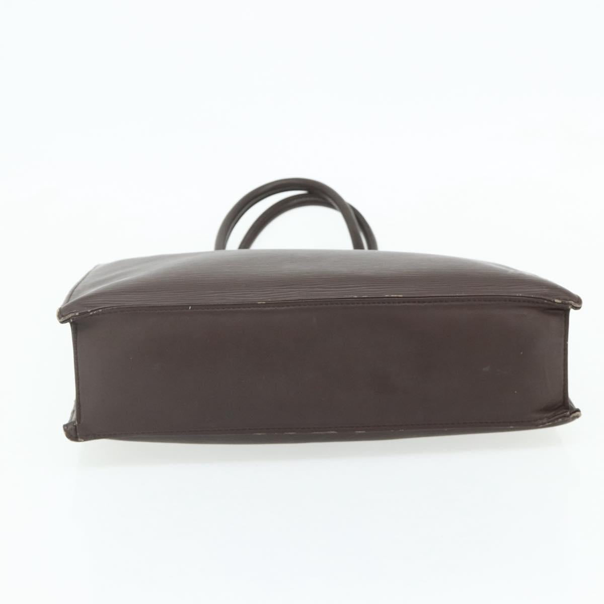 LOUIS VUITTON Epi Sac Plat Hand Bag Mocha Brown M5908D LV Auth 83038