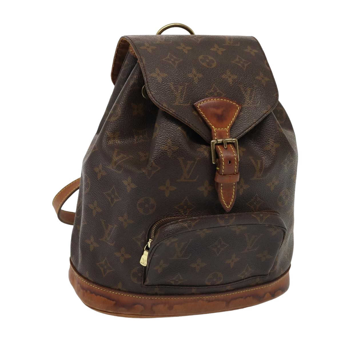 LOUIS VUITTON Monogram Montsouris MM Backpack M51136 LV Auth 83045