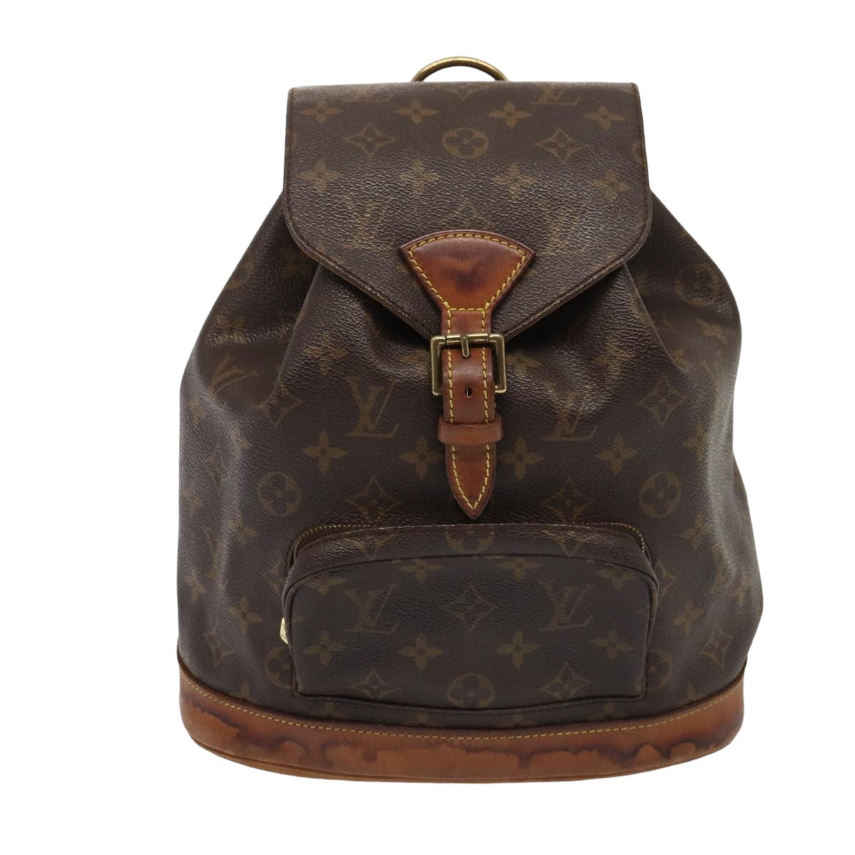 LOUIS VUITTON Monogram Montsouris MM Backpack M51136 LV Auth 83045