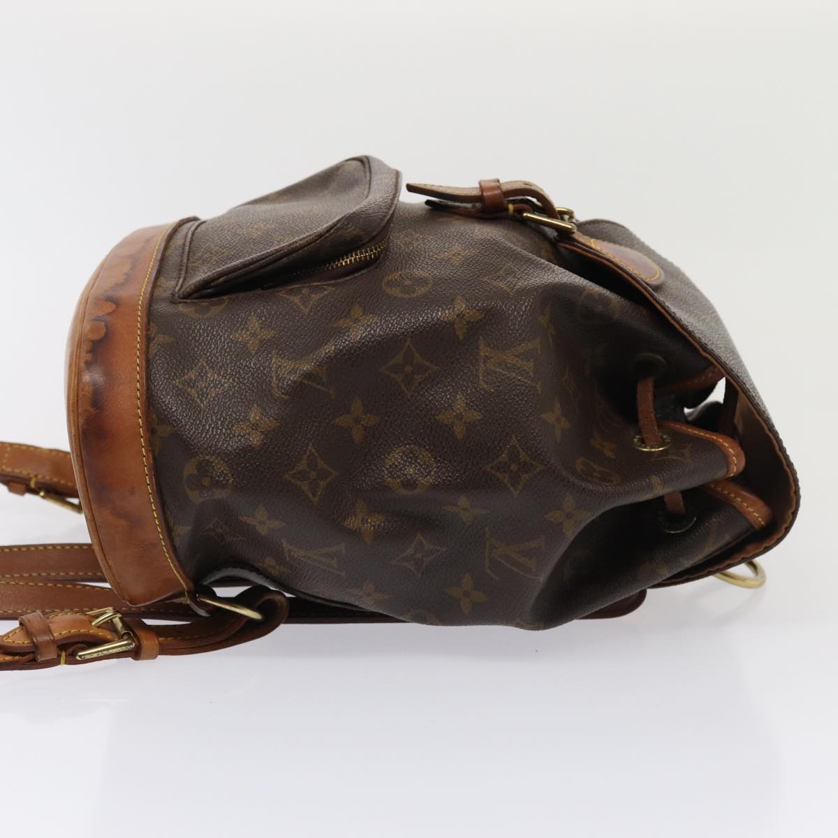 LOUIS VUITTON Monogram Montsouris MM Backpack M51136 LV Auth 83045