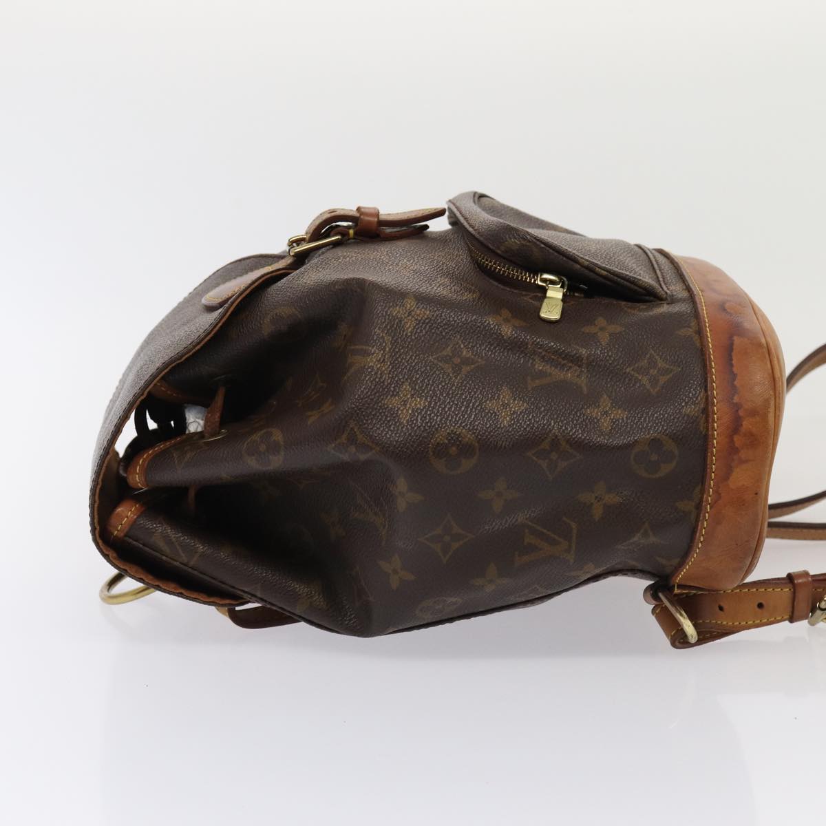 LOUIS VUITTON Monogram Montsouris MM Backpack M51136 LV Auth 83045