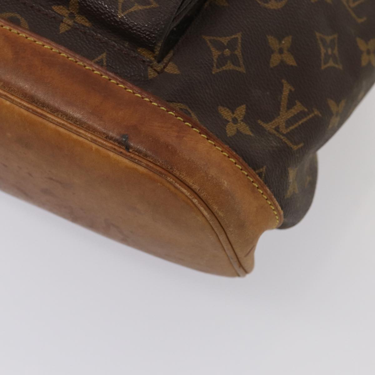 LOUIS VUITTON Monogram Montsouris GM Backpack M51135 LV Auth 83046