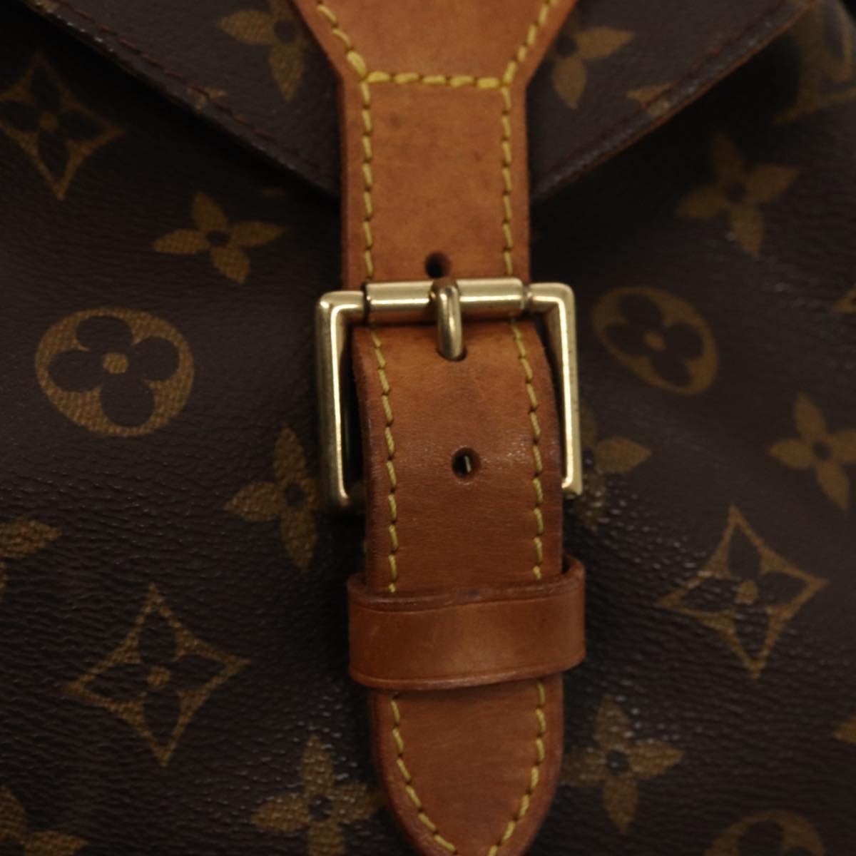 LOUIS VUITTON Monogram Montsouris GM Backpack M51135 LV Auth 83046