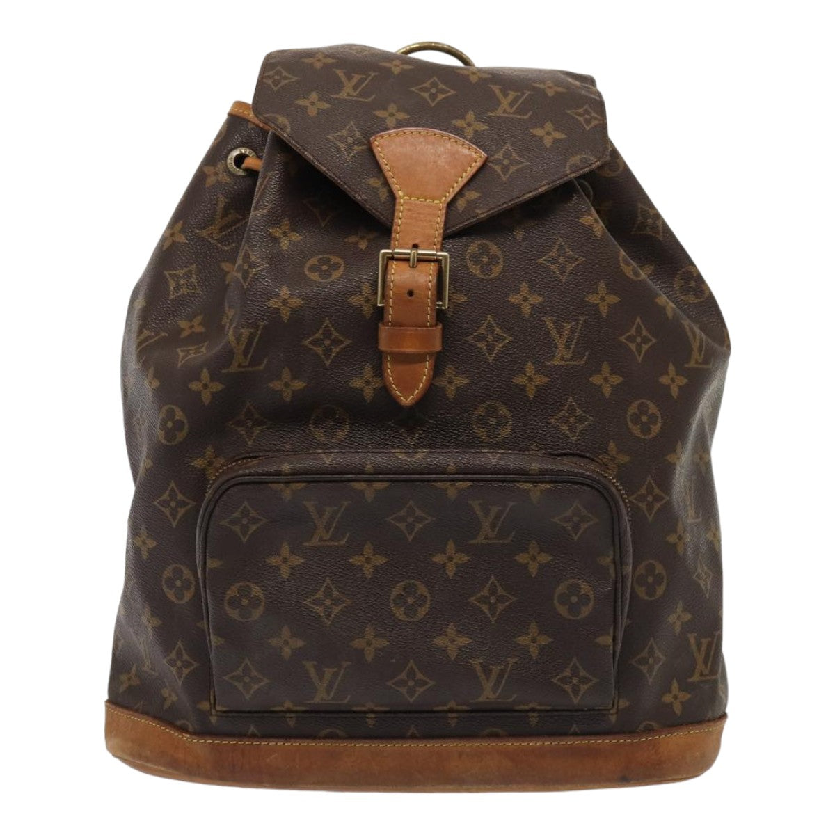 LOUIS VUITTON Monogram Montsouris GM Backpack M51135 LV Auth 83046