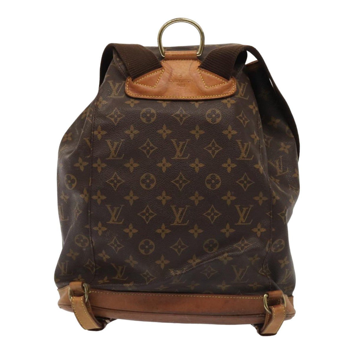 LOUIS VUITTON Monogram Montsouris GM Backpack M51135 LV Auth 83046