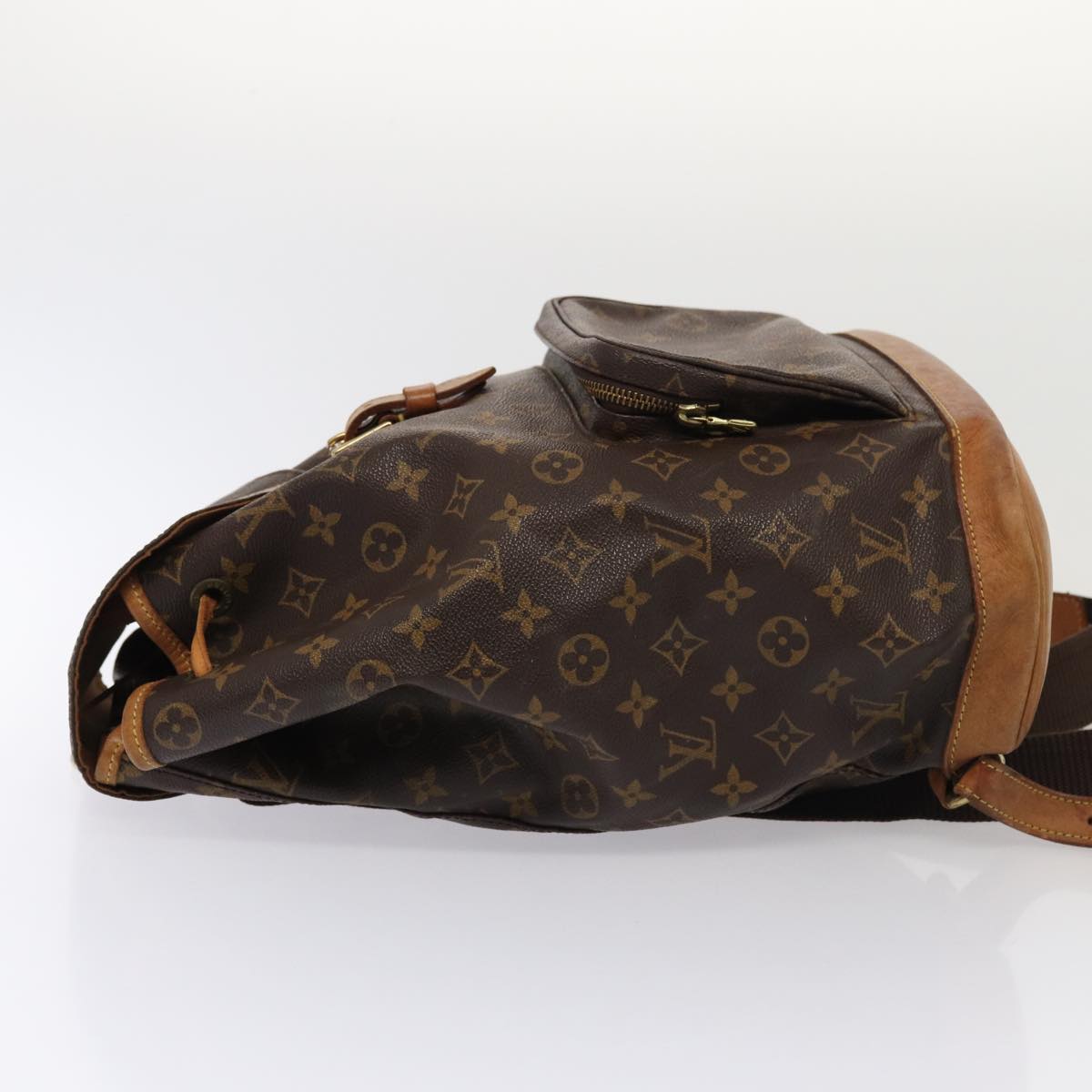 LOUIS VUITTON Monogram Montsouris GM Backpack M51135 LV Auth 83046