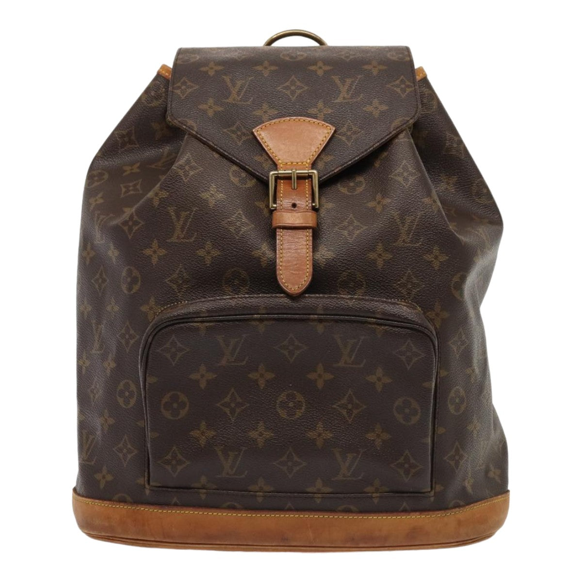 LOUIS VUITTON Monogram Montsouris GM Backpack M51135 LV Auth 83047