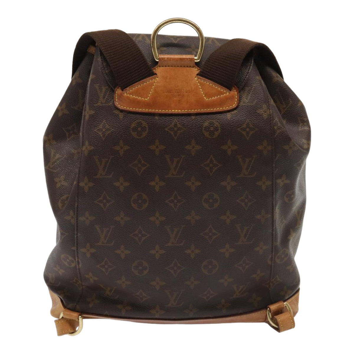 LOUIS VUITTON Monogram Montsouris GM Backpack M51135 LV Auth 83047