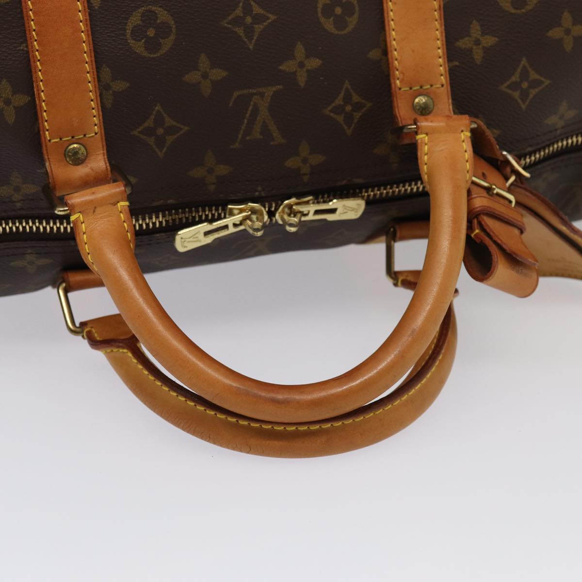 LOUIS VUITTON Monogram Keepall 60 Boston Bag M41422 LV Auth 83061