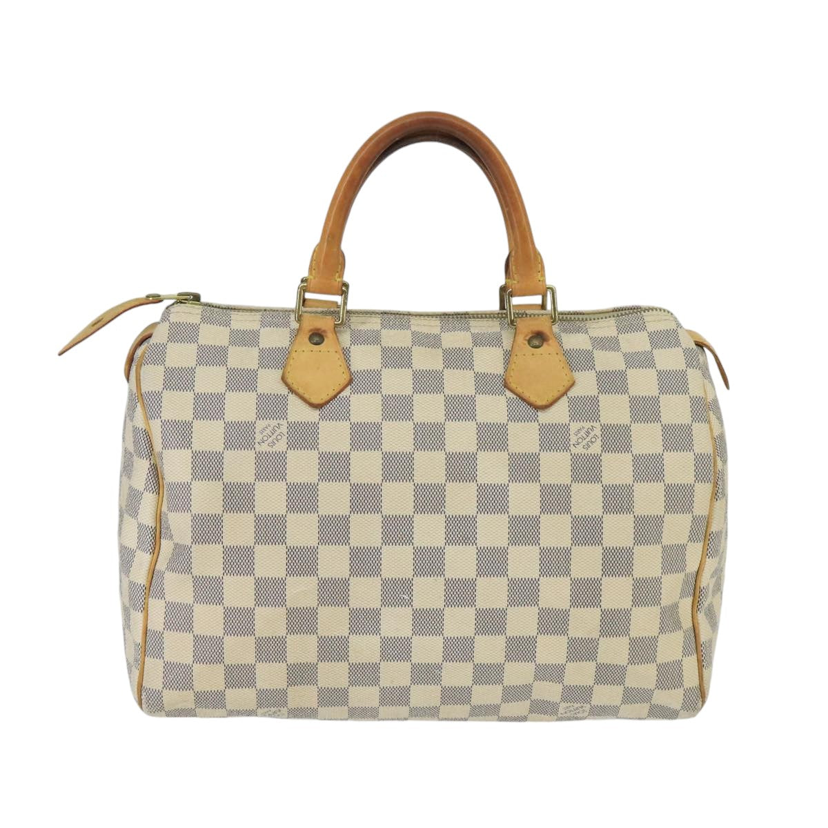 LOUIS VUITTON Damier Azur Speedy 30 Hand Bag N41533 LV Auth 83073