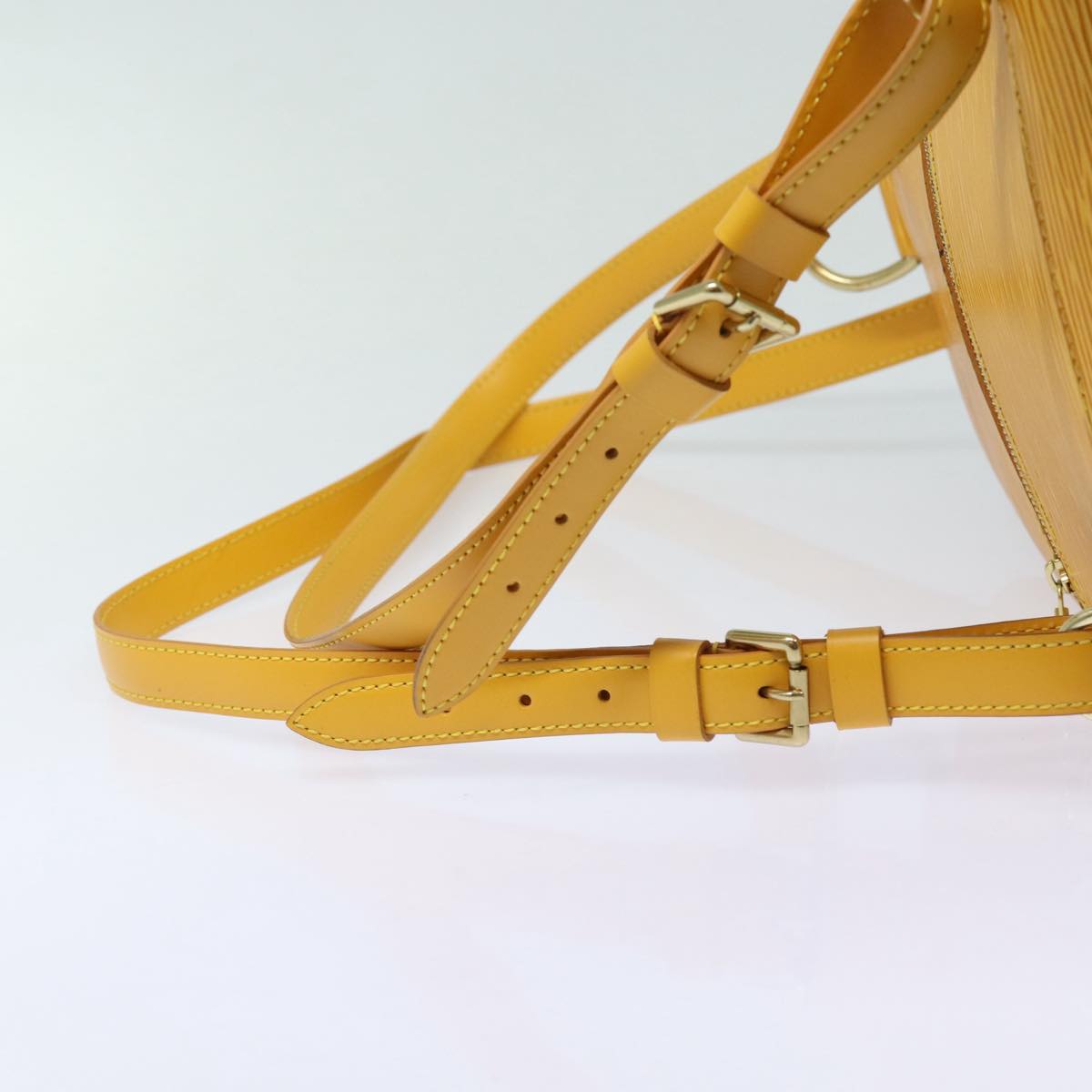 LOUIS VUITTON Epi Mabillon Backpack Yellow M52239 LV Auth 83123