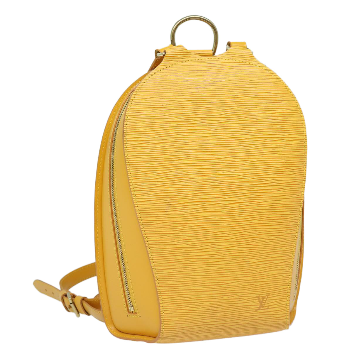 LOUIS VUITTON Epi Mabillon Backpack Yellow M52239 LV Auth 83123