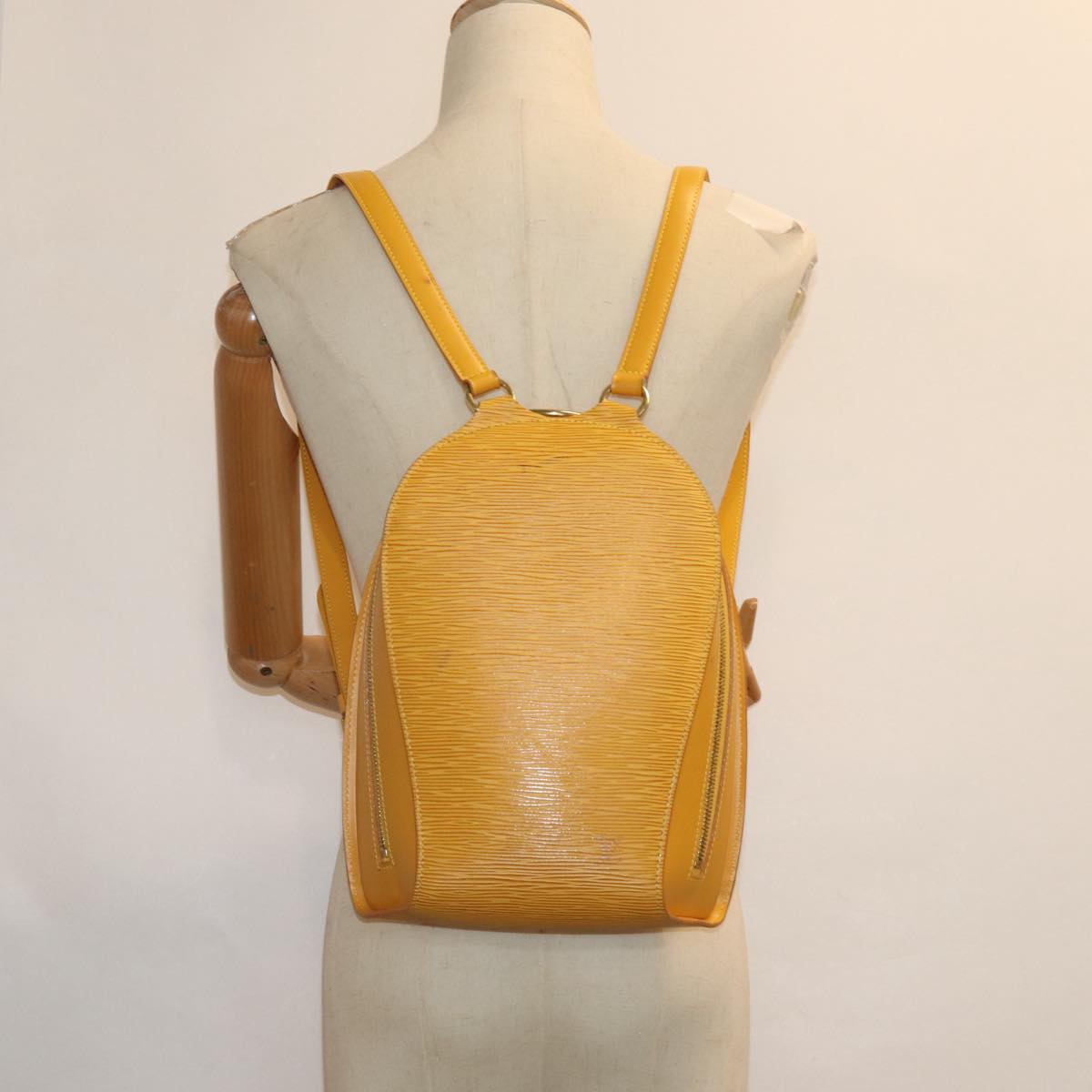 LOUIS VUITTON Epi Mabillon Backpack Yellow M52239 LV Auth 83123