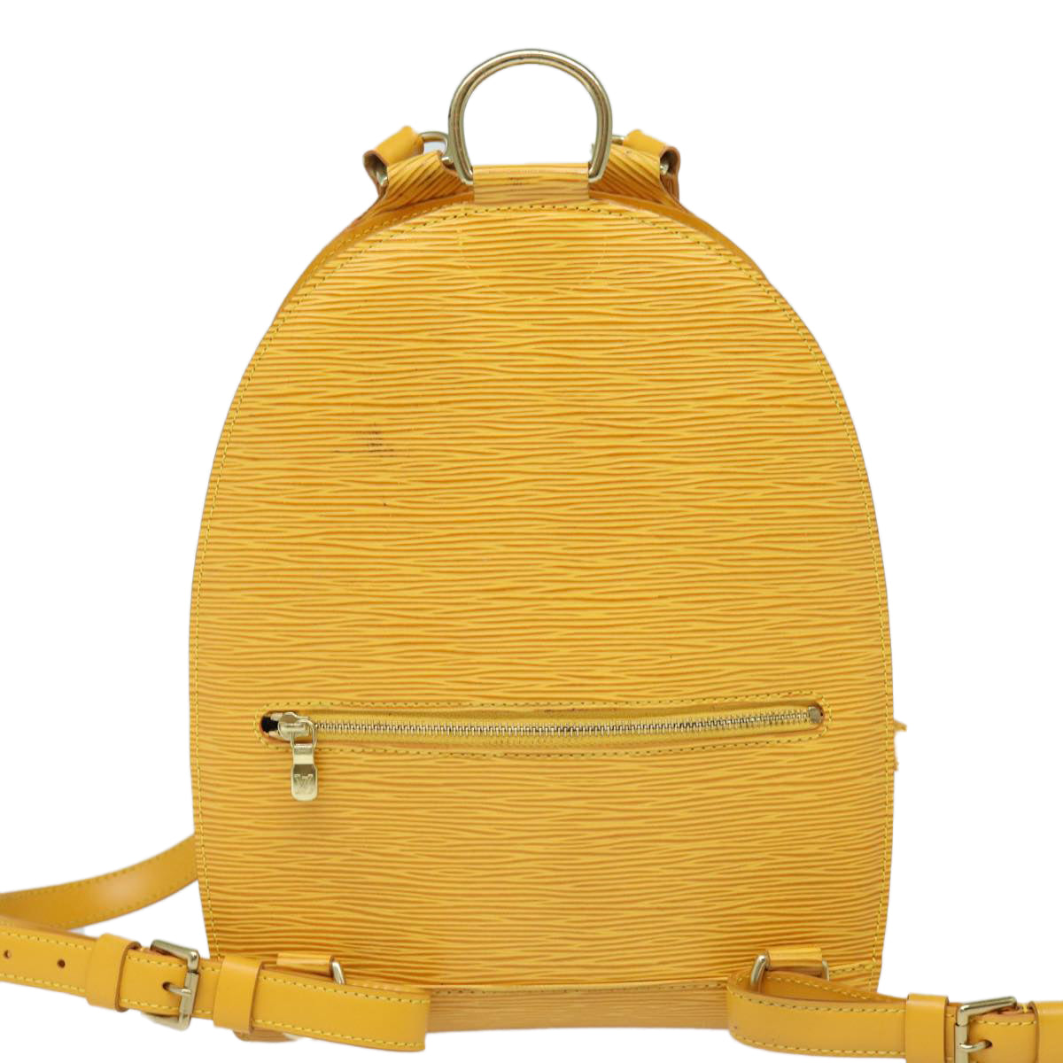 LOUIS VUITTON Epi Mabillon Backpack Yellow M52239 LV Auth 83123