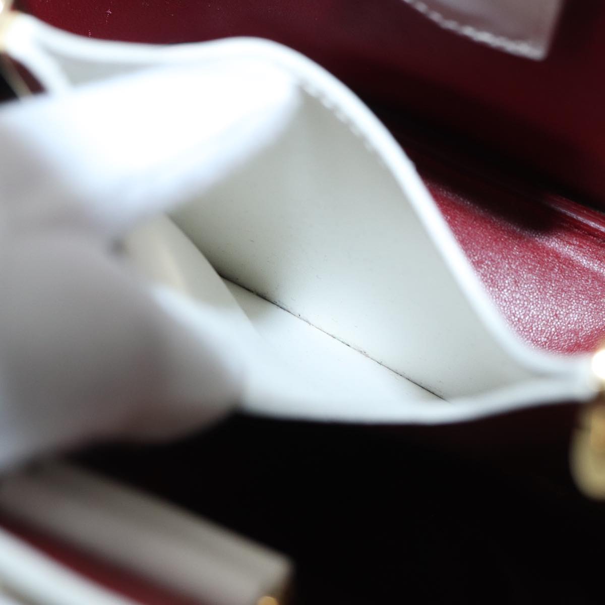 PRADA Hand Bag Safiano leather 2way White Auth 83161