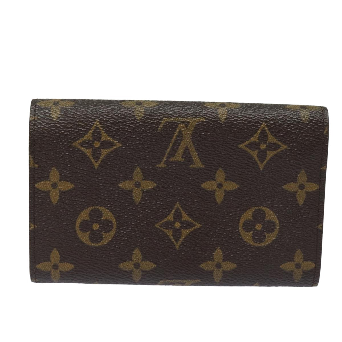 LOUIS VUITTON Monogram Porte Monnaie Billets Tresor Wallet M61730 LV Auth 83190