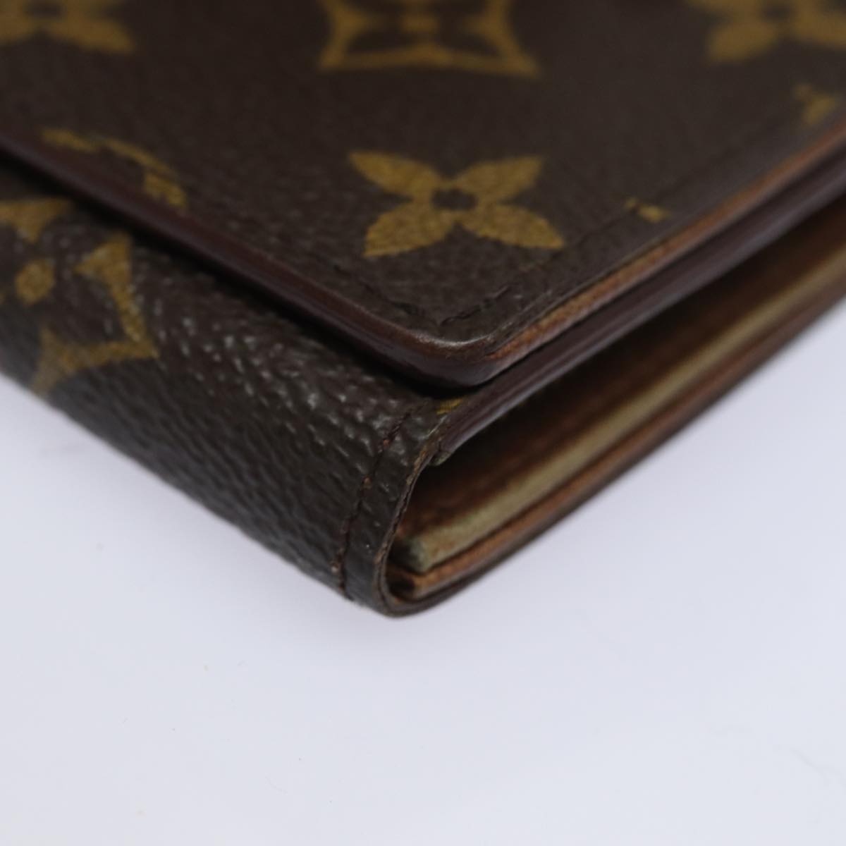 LOUIS VUITTON Monogram Porte Monnaie Billets Tresor Wallet M61730 LV Auth 83190