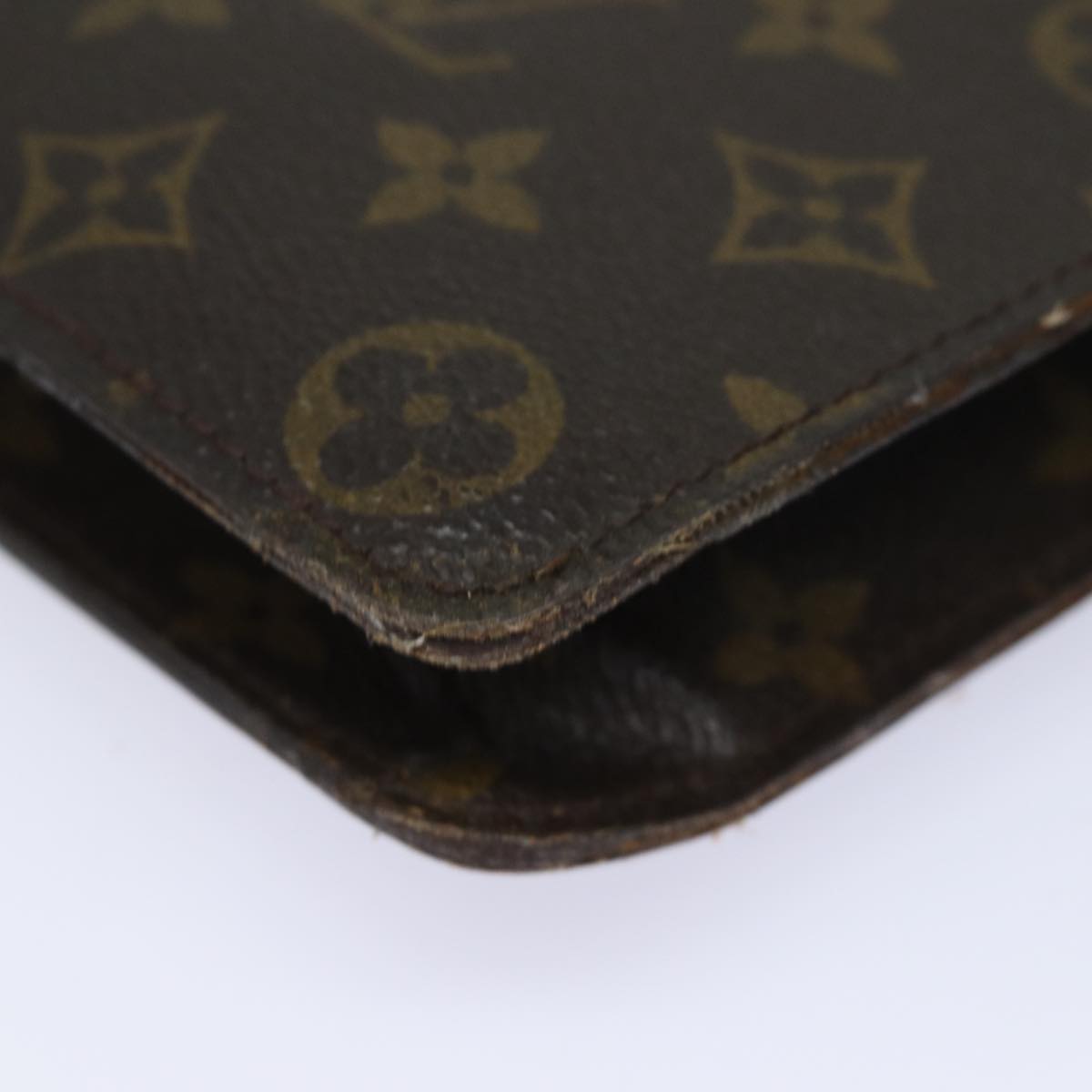 LOUIS VUITTON Monogram Porte Documents Senatur Briefcase M53335 LV Auth 83552