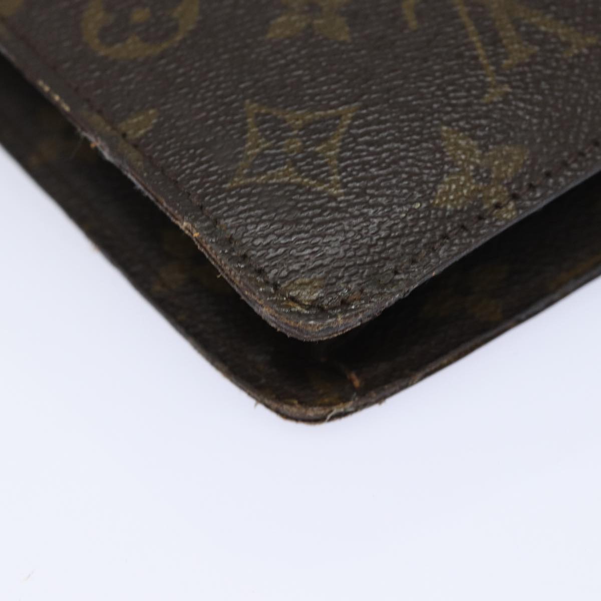 LOUIS VUITTON Monogram Porte Documents Senatur Briefcase M53335 LV Auth 83552