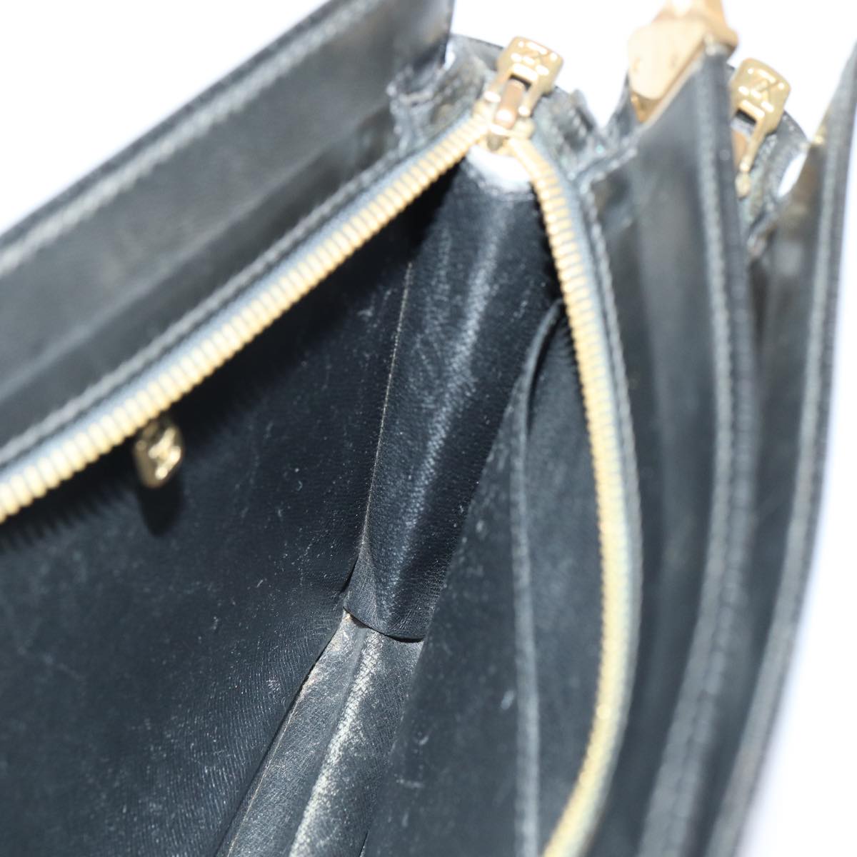 LOUIS VUITTON Epi Angian Shoulder Bag 2way Black M52112 LV Auth 83584