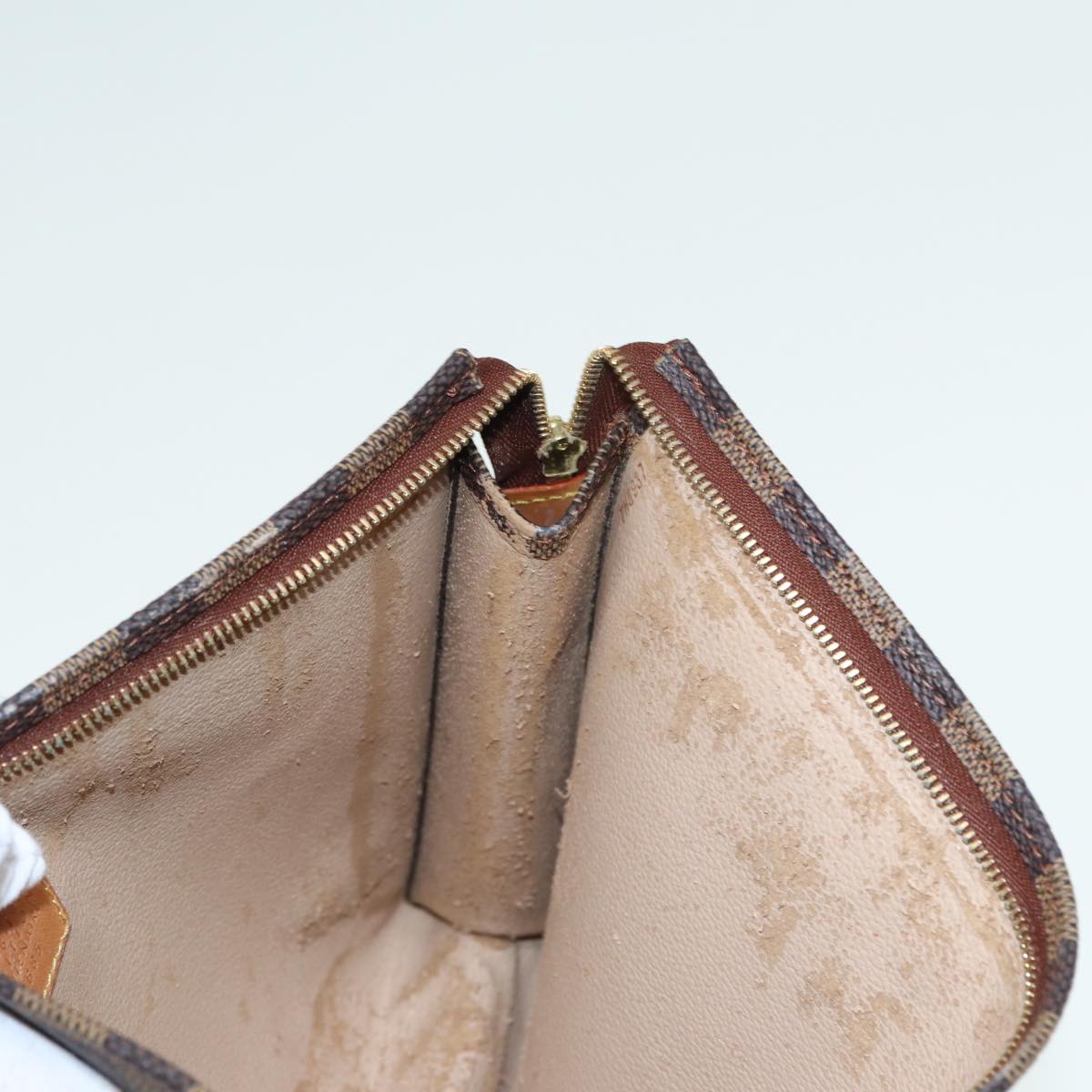 LOUIS VUITTON Damier Ebene Poche Toilette 26 Pouch N47543 LV Auth 83604