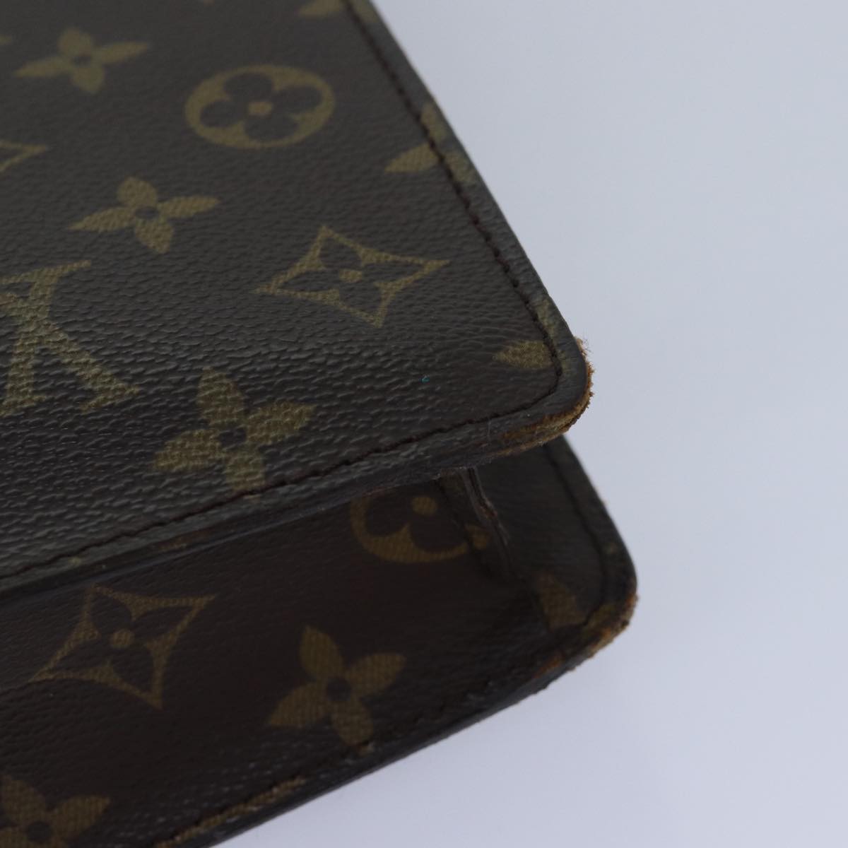 LOUIS VUITTON Monogram Porte Documents Senatur Briefcase M53335 LV Auth 83633