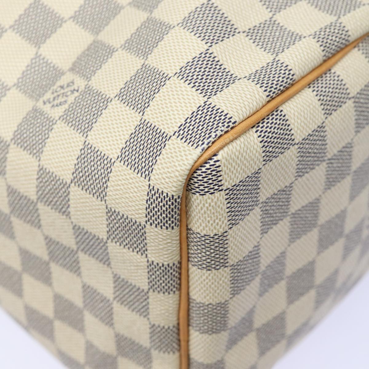 LOUIS VUITTON Damier Azur Speedy 30 Hand Bag N41533 LV Auth 83636SAV