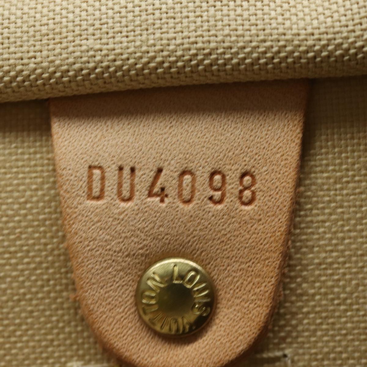 LOUIS VUITTON Damier Azur Speedy 30 Hand Bag N41533 LV Auth 83636SAV