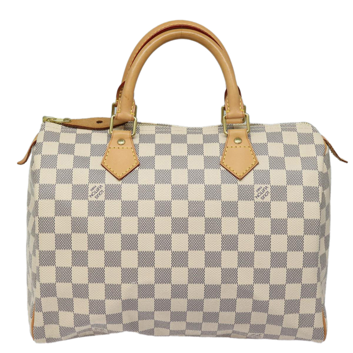 LOUIS VUITTON Damier Azur Speedy 30 Hand Bag N41533 LV Auth 83636SAV