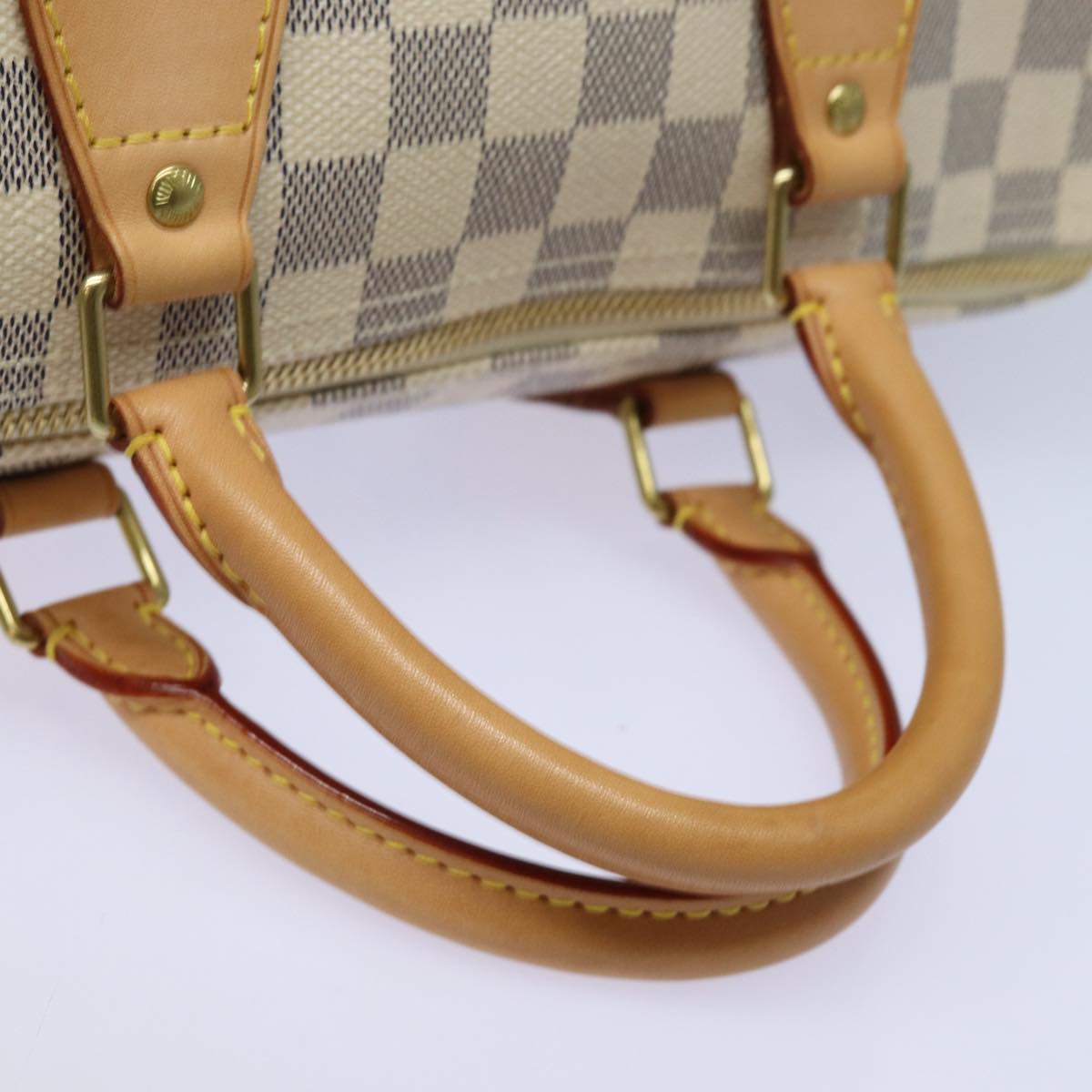 LOUIS VUITTON Damier Azur Speedy 30 Hand Bag N41533 LV Auth 83636AV