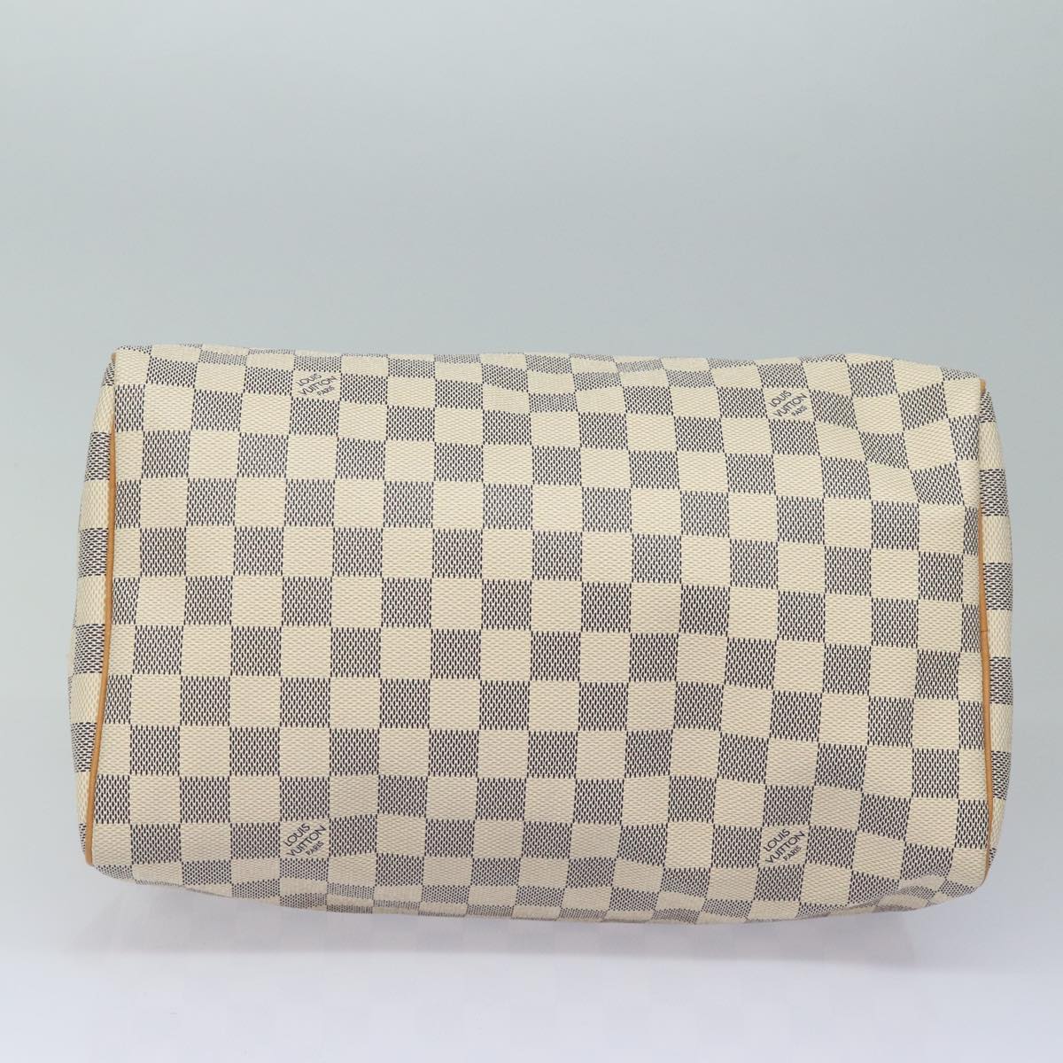LOUIS VUITTON Damier Azur Speedy 30 Hand Bag N41533 LV Auth 83636SAV
