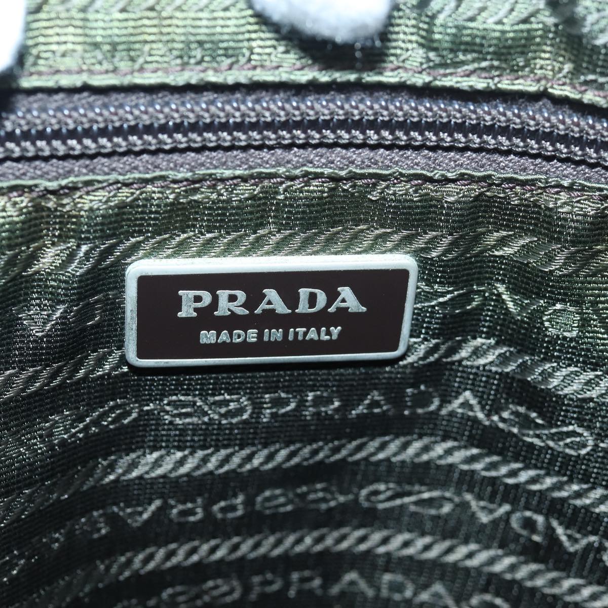 PRADA Backpack Nylon Purple Auth 83697