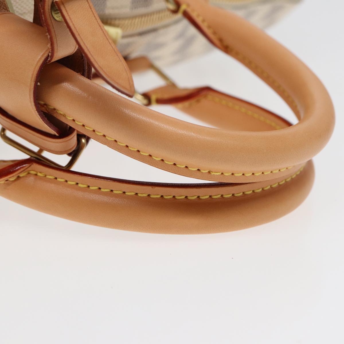 LOUIS VUITTON Damier Azur Keepall 50 Boston Bag N41430 LV Auth 83727A