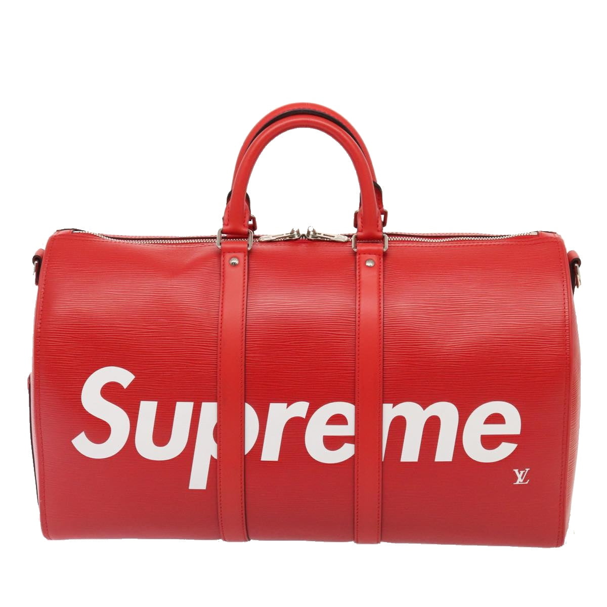 LOUIS VUITTON Epi Supreme Keepall Bandouliere 45 Boston Bag M53419 Auth 83743SM