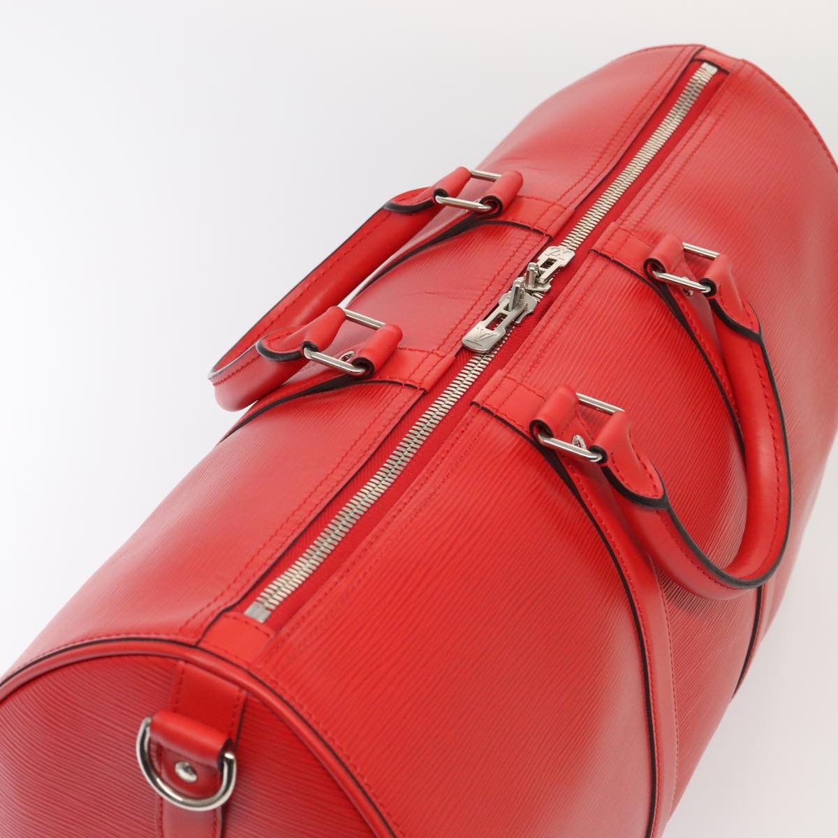 LOUIS VUITTON Epi Supreme Keepall Bandouliere 45 Boston Bag M53419 Auth 83743SM