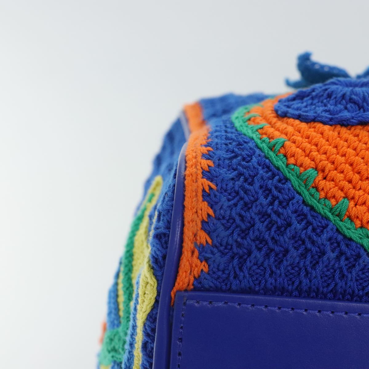 LOUIS VUITTON Monogram Flower Keepall Bandouliere 50 Bag Blue M21895 Auth 83744SM