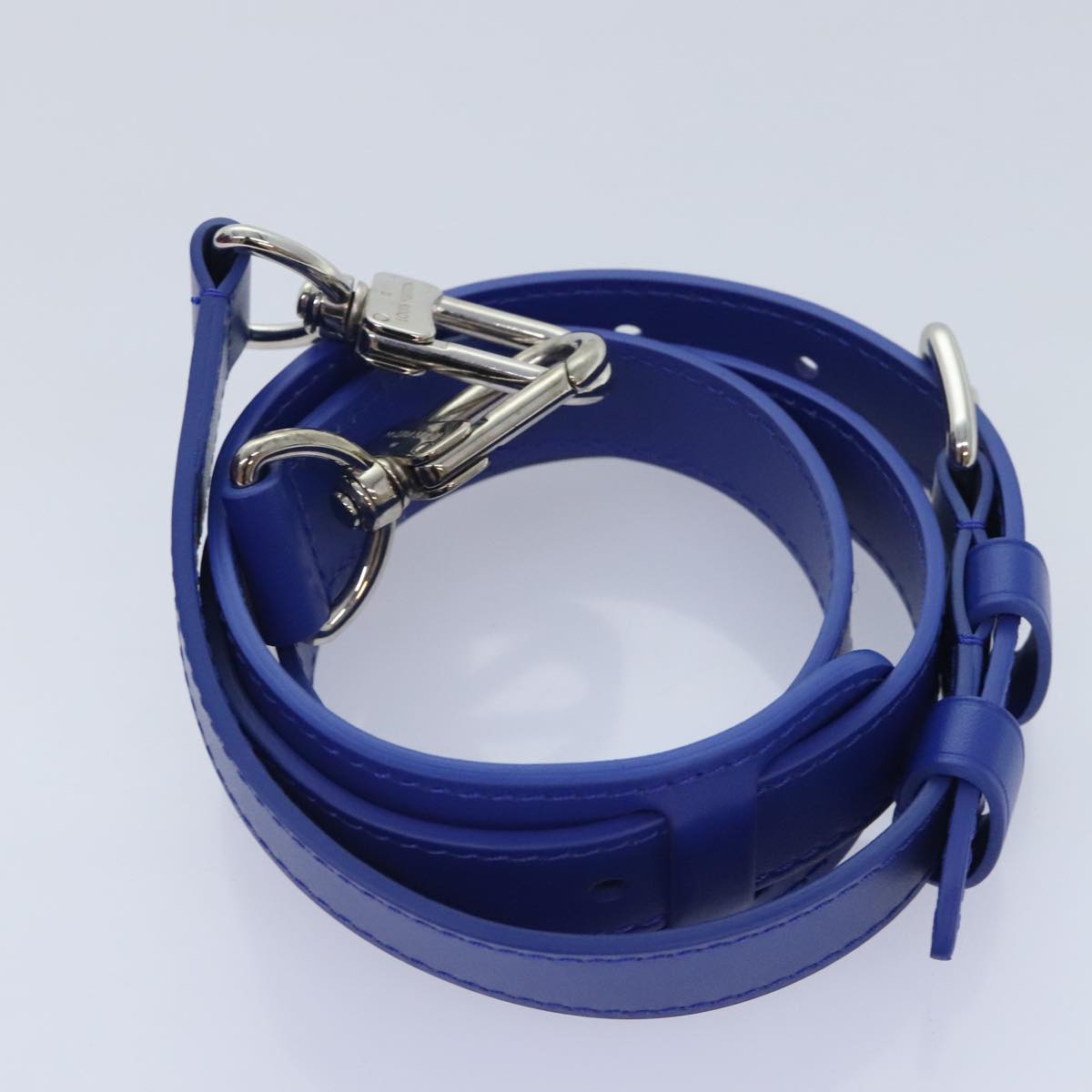 LOUIS VUITTON Monogram Flower Keepall Bandouliere 50 Bag Blue M21895 Auth 83744SM