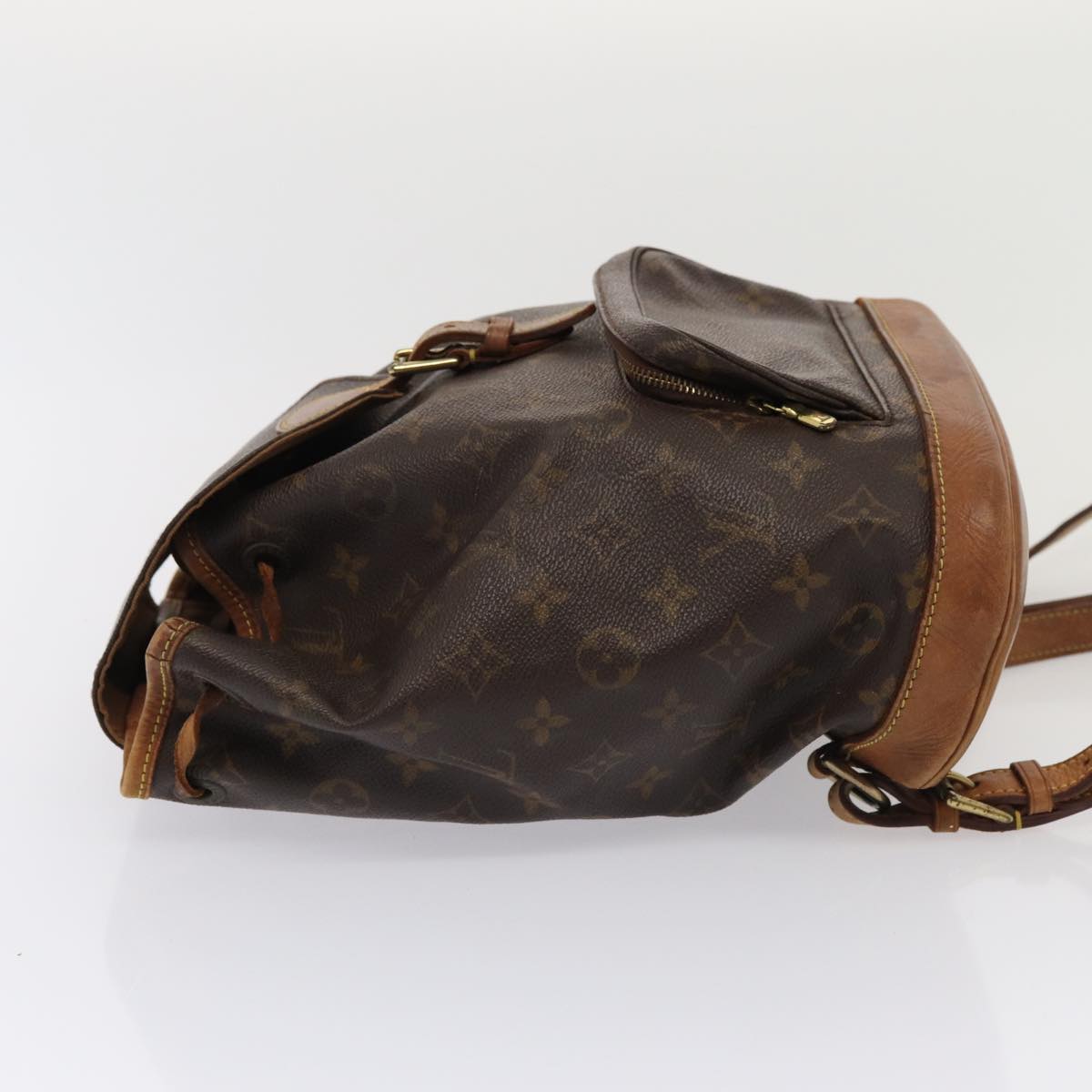 LOUIS VUITTON Monogram Montsouris MM Backpack M51136 LV Auth 83795