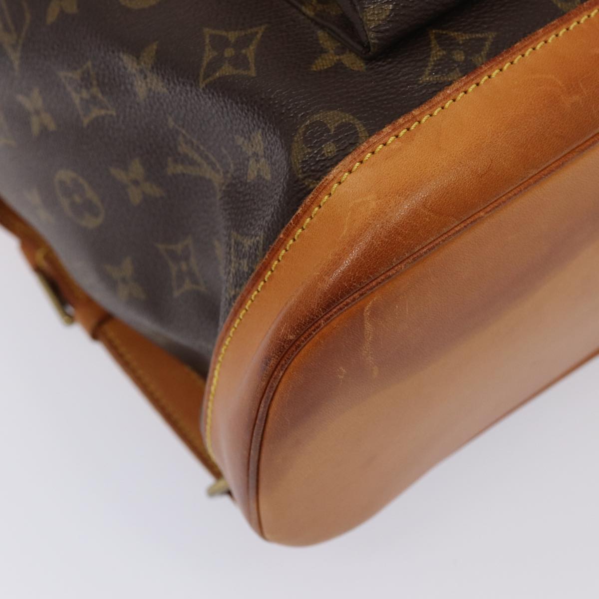 LOUIS VUITTON Monogram Montsouris GM Backpack M51135 LV Auth 83796