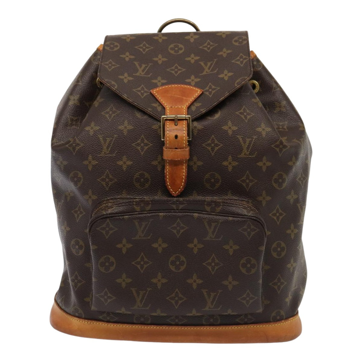 LOUIS VUITTON Monogram Montsouris GM Backpack M51135 LV Auth 83796