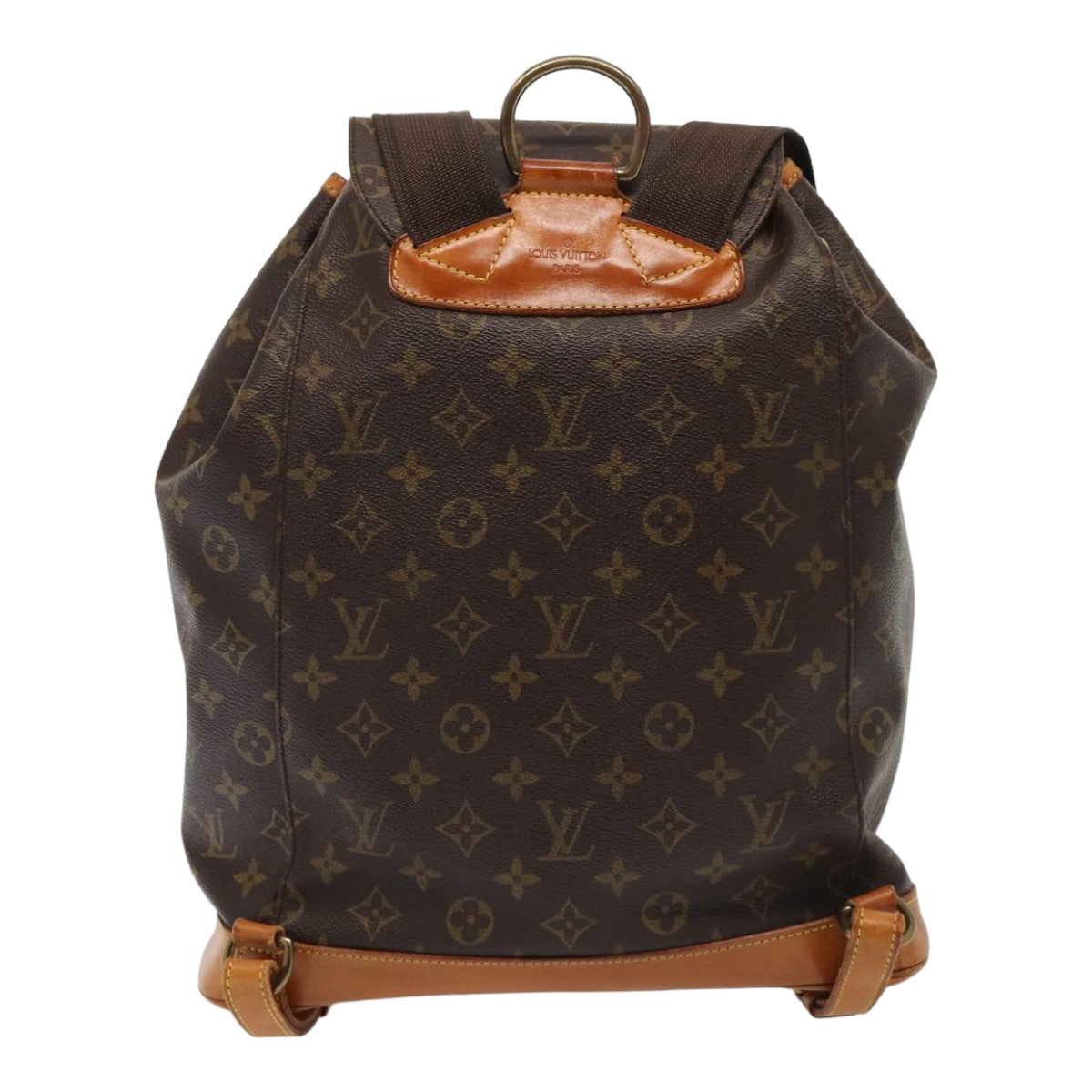 LOUIS VUITTON Monogram Montsouris GM Backpack M51135 LV Auth 83796